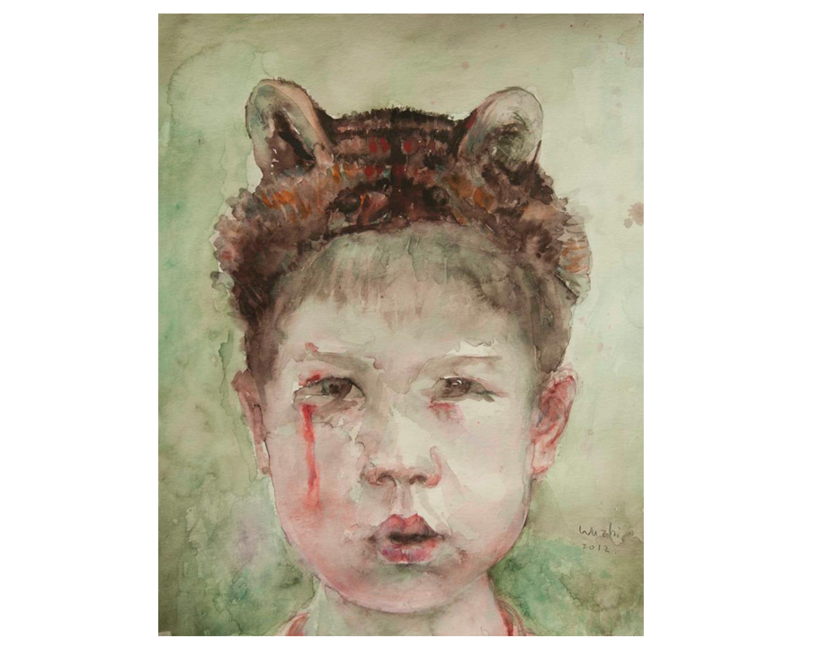 a boy with hat